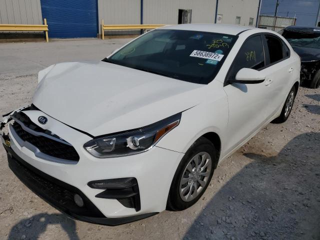 3KPF24AD3LE257243 - 2020 KIA FORTE FE WHITE photo 2