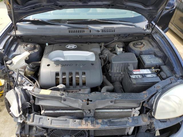 KM8SB12B14U630613 - 2004 HYUNDAI SANTA FE G BLUE photo 7