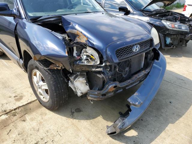 KM8SB12B14U630613 - 2004 HYUNDAI SANTA FE G BLUE photo 9