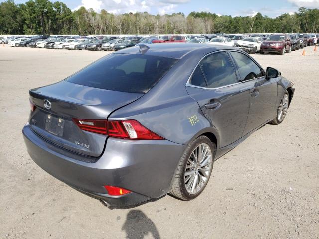 JTHBF1D20E5022453 - 2014 LEXUS IS 250 GRAY photo 4