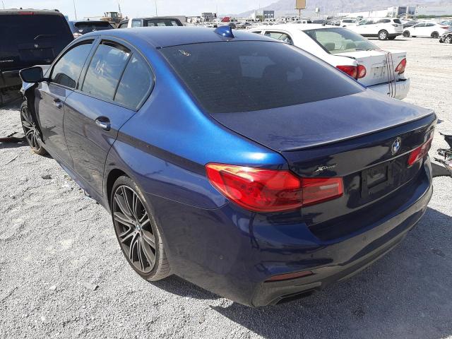 WBAJB9C59JG464288 - 2018 BMW M550XI BLUE photo 3