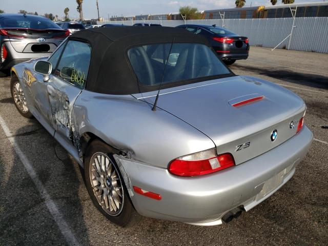 WBACN334X1LM01423 - 2001 BMW Z3 2.5 SILVER photo 3