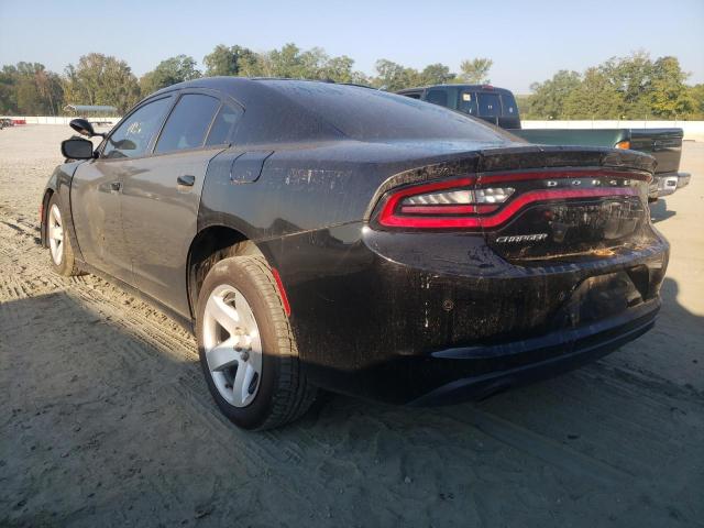 2C3CDXAT7KH558370 - 2019 DODGE CHARGER PO BLACK photo 3