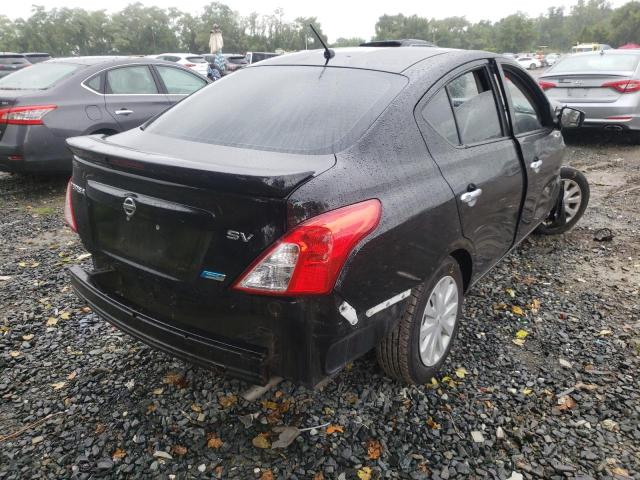 3N1CN7AP0FL823559 - 2015 NISSAN VERSA S BLACK photo 4