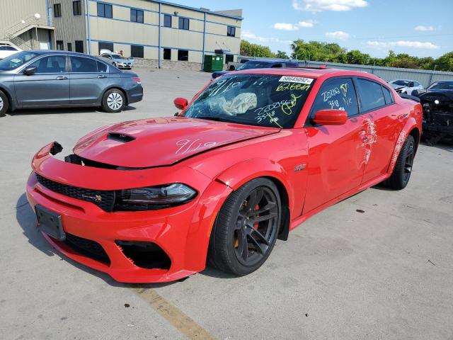 2C3CDXGJ9MH626869 - 2021 DODGE CHARGER SC RED photo 2