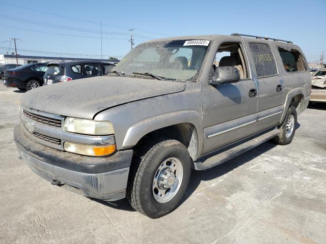 3GNGK26U63G177447 - 2003 CHEVROLET SUBURBAN K TAN photo 2