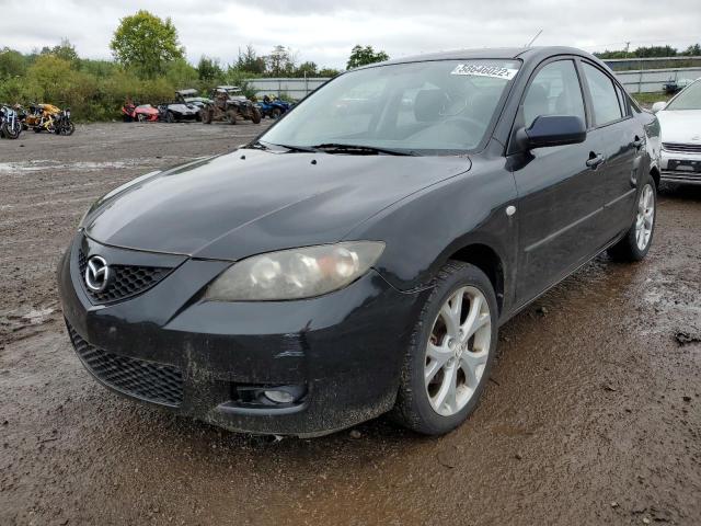 JM1BK32F181134849 - 2008 MAZDA MAZDA3 BLACK photo 2