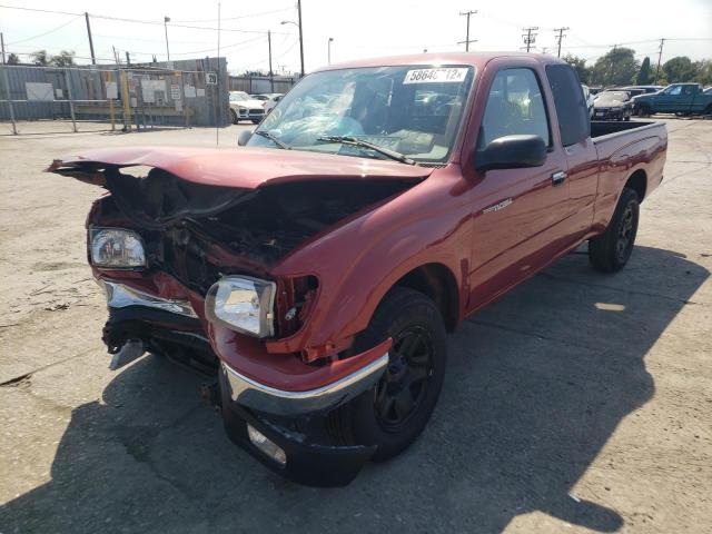 5TEVL52N41Z865316 - 2001 TOYOTA TACOMA XTR RED photo 2