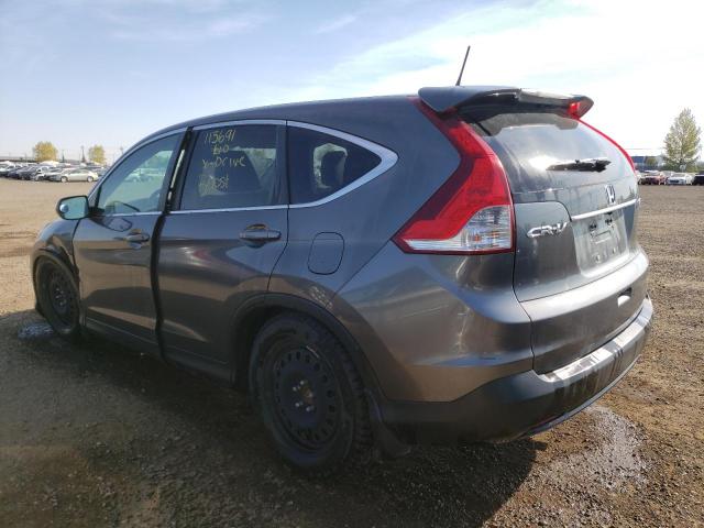 2HKRM4H78DH100652 - 2013 HONDA CR-V EXL CHARCOAL photo 3