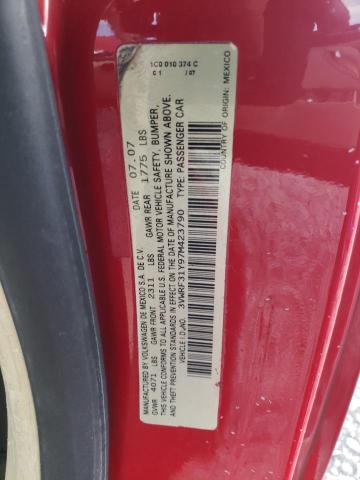 3VWRF31Y97M423790 - 2007 VOLKSWAGEN NEW BEETLE 双色 照片 10