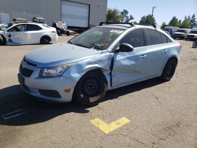 1G1PD5SH5C7175710 - 2012 CHEVROLET CRUZE BLUE photo 2