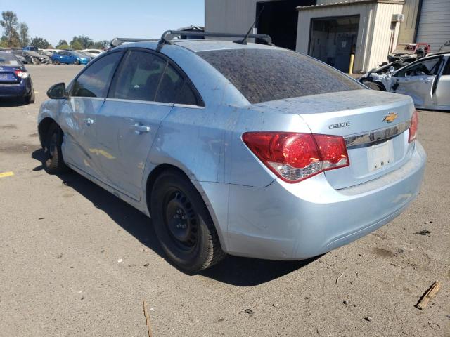 1G1PD5SH5C7175710 - 2012 CHEVROLET CRUZE BLUE photo 3