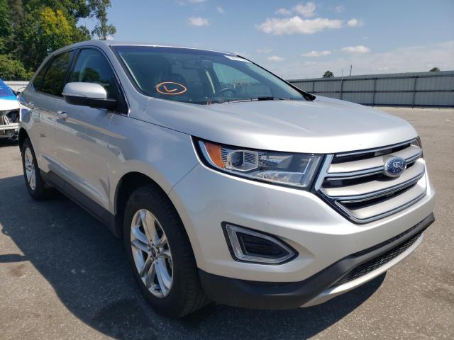 2FMPK4J97HBB03385 - 2017 FORD EDGE SEL SILVER photo 1