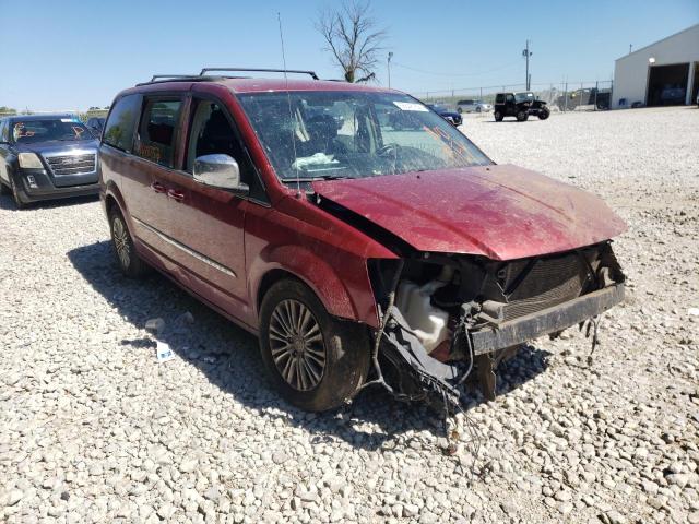 2C4RC1CG7DR653353 - 2013 CHRYSLER TOWN & COU RED photo 1