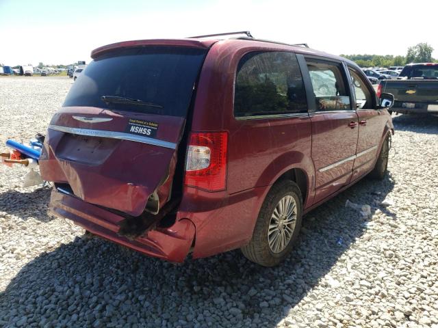 2C4RC1CG7DR653353 - 2013 CHRYSLER TOWN & COU RED photo 4