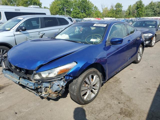 1HGCS128X9A017414 - 2009 HONDA ACCORD EXL BLUE photo 2