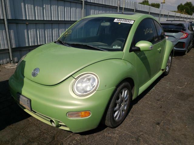 3VWCK31C74M412143 - 2004 VOLKSWAGEN NEW BEETLE 绿色 照片 2