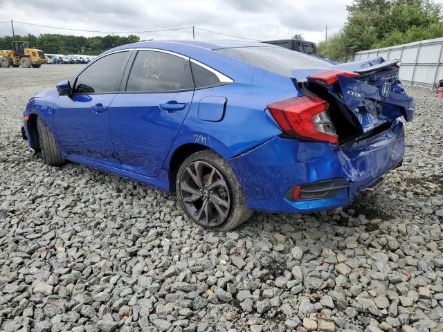 2HGFC2F88MH543402 - 2021 HONDA CIVIC SPOR BLUE photo 3