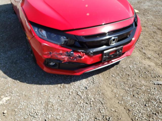 2HGFC2F82MH501470 - 2021 HONDA CIVIC SPOR RED photo 9