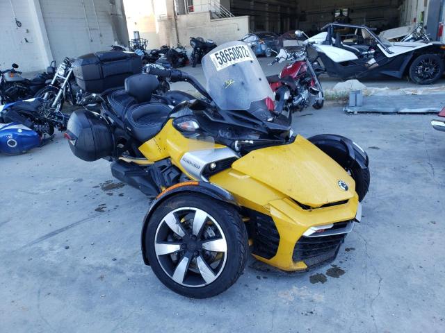 2BXRDDD26JV001019 - 2018 CAN-AM SPYDER ROA YELLOW photo 1