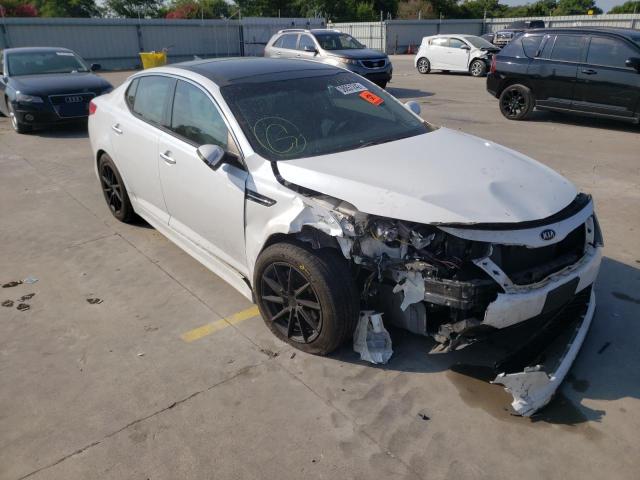 5XXGN4A77EG310638 - 2014 KIA OPTIMA EX WHITE photo 1