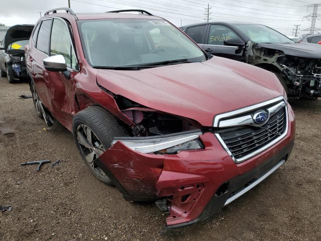 JF2SKAXC0MH587706 - 2021 SUBARU FORESTER T RED photo 1