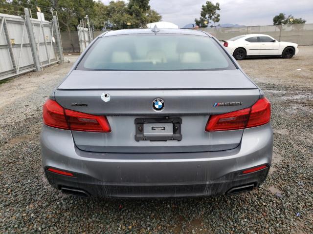 WBAJB9C51KB289159 - 2019 BMW M550XI GRAY photo 10