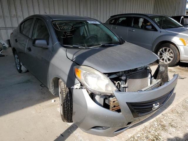 3N1CN7AP1CL825767 - 2012 NISSAN VERSA S SILVER photo 1