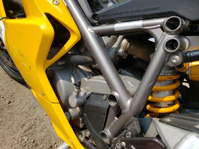 ZDM1XBEW38B017615 - 2008 DUCATI 1098 BASE YELLOW photo 7