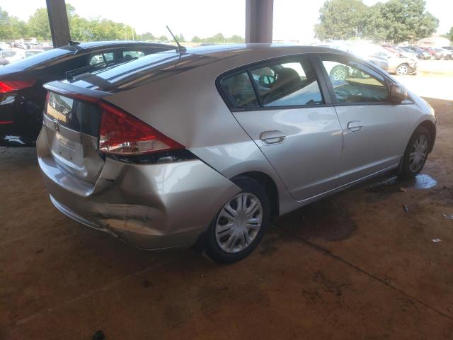 JHMZE2H53AS005847 - 2010 HONDA INSIGHT LX SILVER photo 4