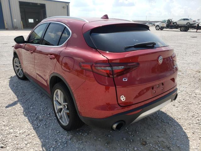 ZASFAKBN2J7C19750 - 2018 ALFA ROMEO STELVIO TI RED photo 3