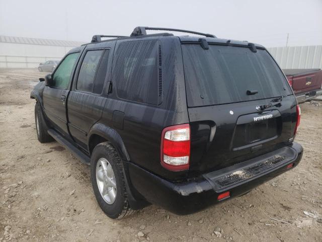 JN8DR07Y31W513393 - 2001 NISSAN PATHFINDER BLACK photo 3