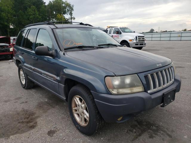 1J4GX48S94C175370 - 2004 JEEP GRAND CHER BLUE photo 1