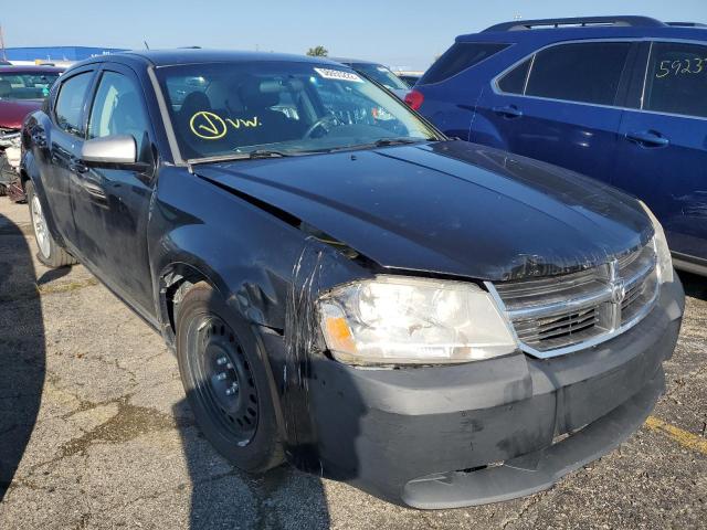 1B3CC1FB3AN216384 - 2010 DODGE AVENGER EX BLACK photo 1