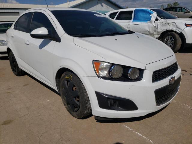 1G1JA5SH3E4238774 - 2014 CHEVROLET SONIC LS WHITE photo 1