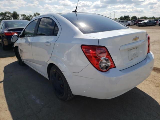 1G1JA5SH3E4238774 - 2014 CHEVROLET SONIC LS WHITE photo 3