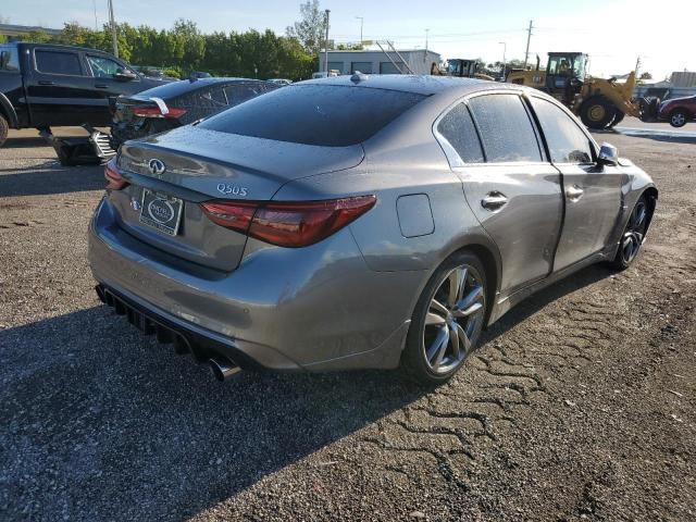 JN1EV7AP9KM540988 - 2019 INFINITI Q50 LUXE CHARCOAL photo 4