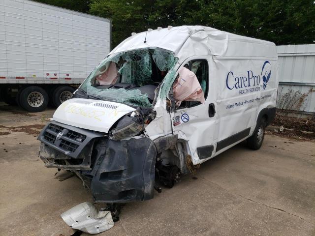 3C6TRVCG5JE118070 - 2018 RAM PROMASTER WHITE photo 2