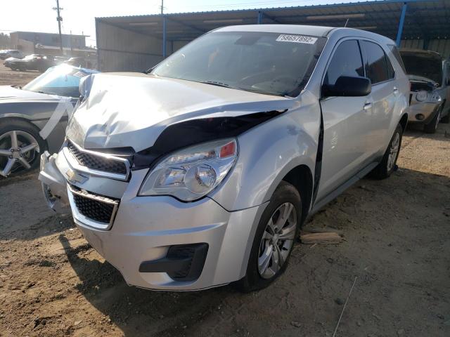 2GNFLCEK5D6403716 - 2013 CHEVROLET EQUINOX SILVER photo 2