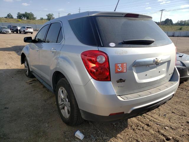 2GNFLCEK5D6403716 - 2013 CHEVROLET EQUINOX SILVER photo 3