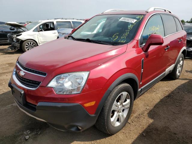 3GNAL2EK2ES612659 - 2014 CHEVROLET CAPTIVA LS RED photo 2