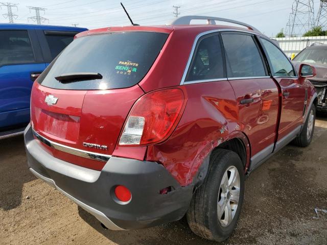 3GNAL2EK2ES612659 - 2014 CHEVROLET CAPTIVA LS RED photo 4