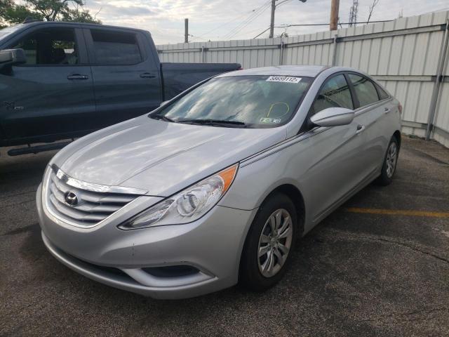 5NPEB4AC5CH438648 - 2012 HYUNDAI SONATA GLS SILVER photo 2