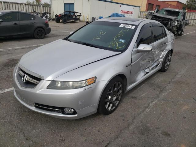 19UUA76547A007436 - 2007 ACURA TL TYPE S SILVER photo 2