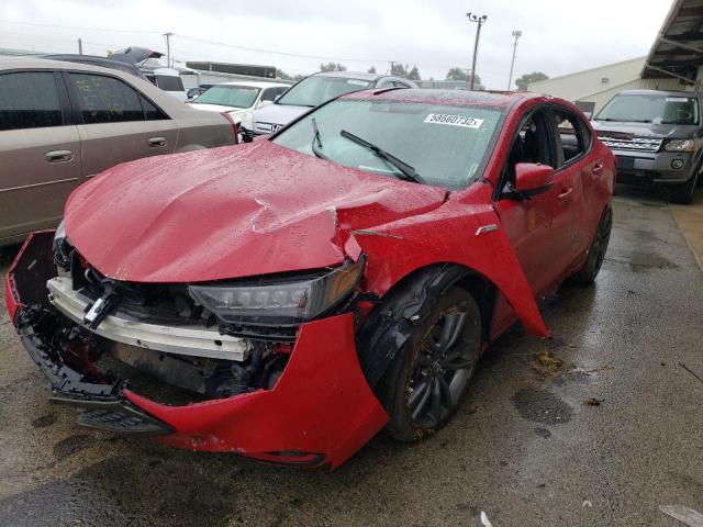 19UUB3F61JA002622 - 2018 ACURA TLX TECH+A RED photo 2