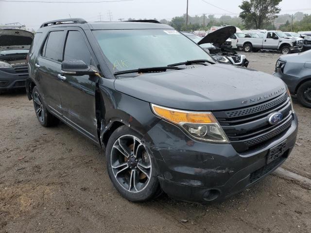 1FM5K8GT2EGA86257 - 2014 FORD EXPLORER S BLACK photo 1
