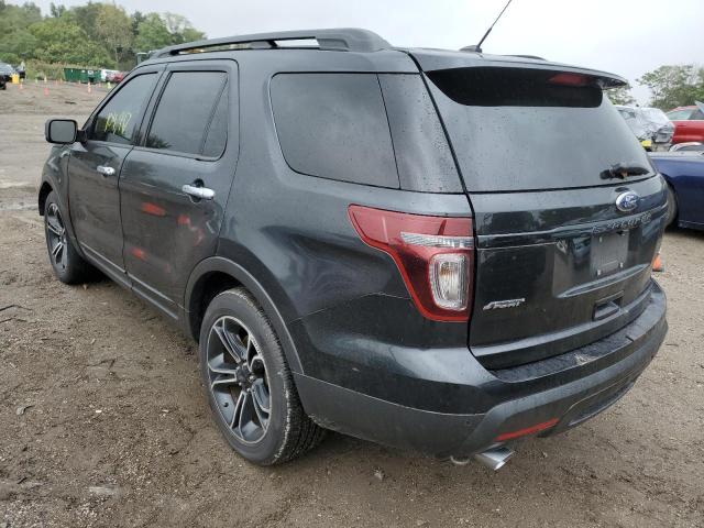 1FM5K8GT2EGA86257 - 2014 FORD EXPLORER S BLACK photo 3