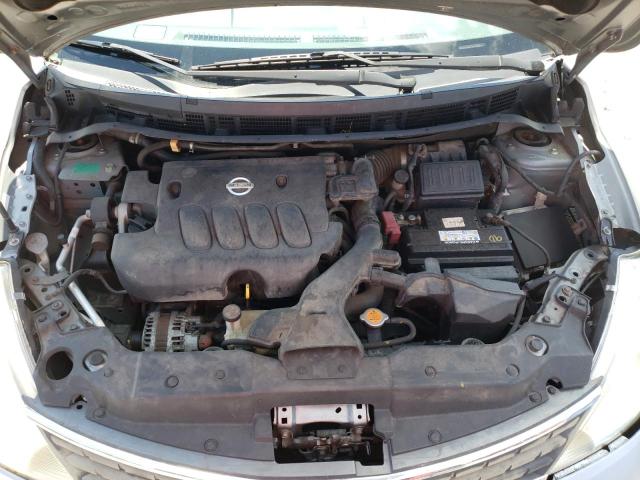 3N1BC13E17L417169 - 2007 NISSAN VERSA S GRAY photo 7