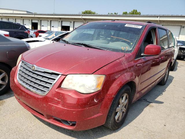 2A8HR54PX8R152844 - 2008 CHRYSLER TOWN & COU RED photo 2