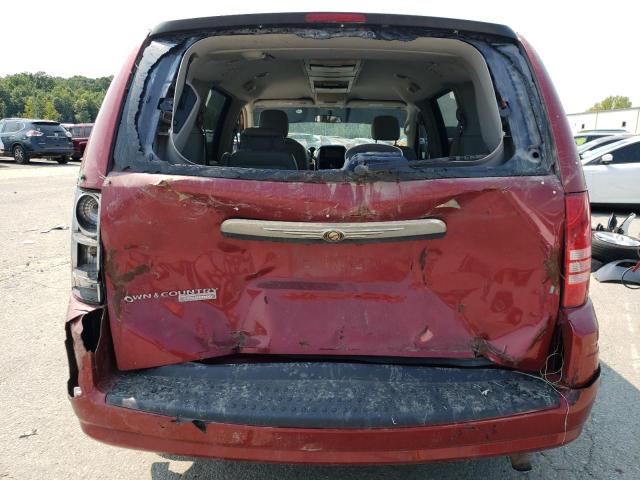2A8HR54PX8R152844 - 2008 CHRYSLER TOWN & COU RED photo 9